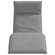 vidaXL Oxford Fabric Polyester Metal Sun Lounger in Gray