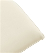 vidaXL Oxford Fabric Metal Extra Long Sun Lounger in Cream