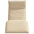 vidaXL Oxford Fabric Polyester Metal Sun Lounger in Beige