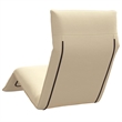 vidaXL Oxford Fabric Polyester Metal Sun Lounger in Beige