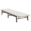 vidaXL Sun Lounger in Beige and Cream White
