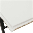 vidaXL Sun Lounger in Beige and Cream White
