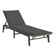 vidaXL Sun Lounger in Light Gray
