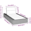 vidaXL Patio PE Rattan Large Sunbed Height-Adjustable in Black