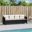 vidaXL PE Rattan 78.7x21.7x27.4