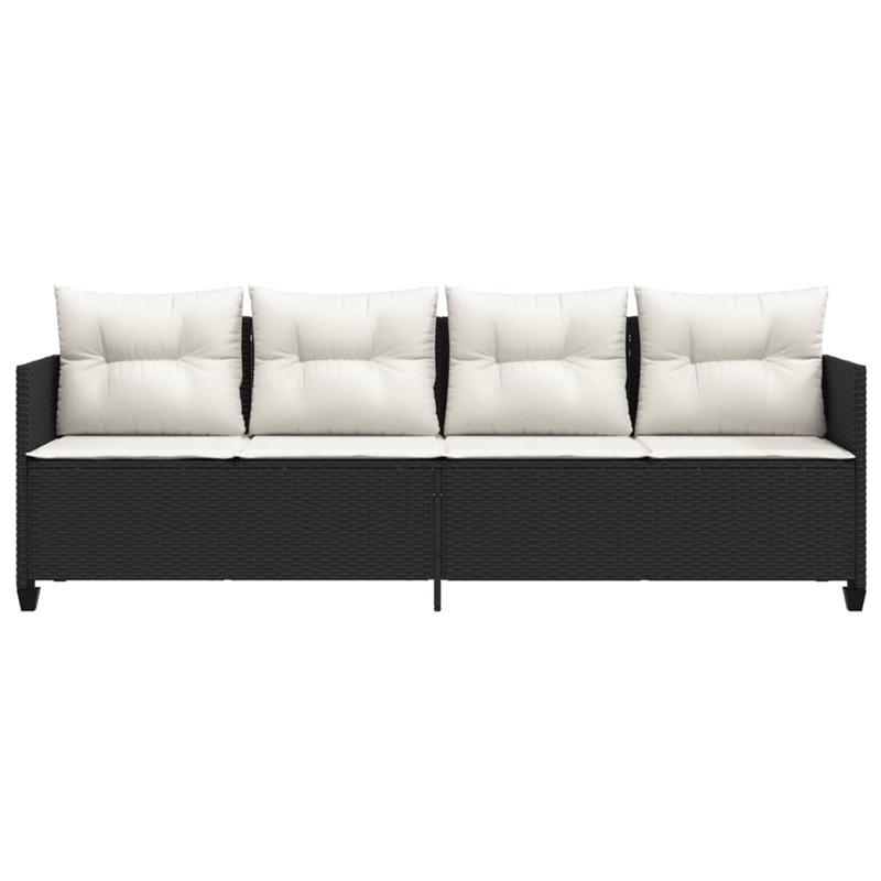 vidaXL PE Rattan 78.7x21.7x27.4