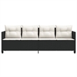 vidaXL PE Rattan 78.7x21.7x27.4