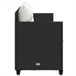 vidaXL PE Rattan 78.7x21.7x27.4