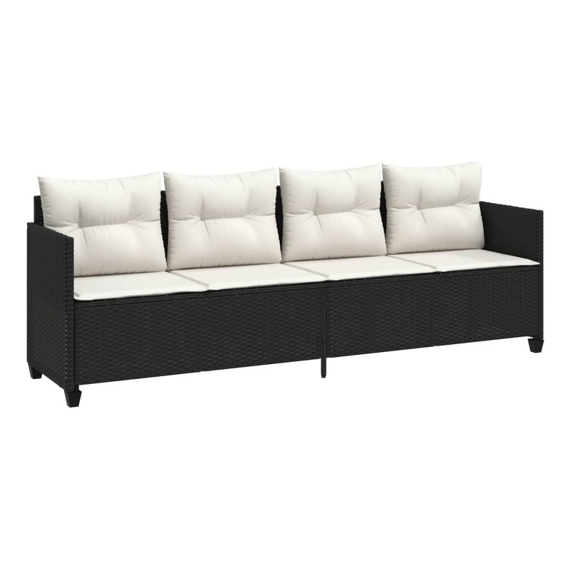 vidaXL PE Rattan 78.7x21.7x27.4