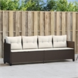 vidaXL Sun Lounger in Brown