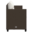 vidaXL Sun Lounger in Brown