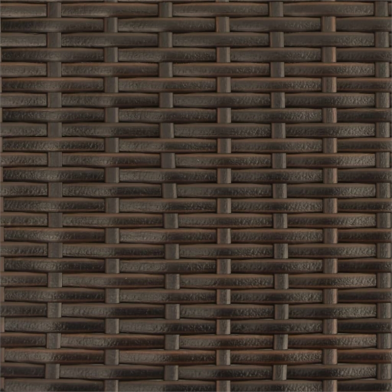 vidaXL Sun Lounger in Brown