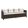 vidaXL Sun Lounger in Brown
