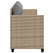 vidaXL Sun Lounger in Beige