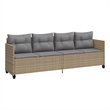 vidaXL Sun Lounger in Beige