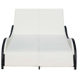 vidaXL PE Rattan Large Sun Lounger w/ Adjustable Armrests in Black