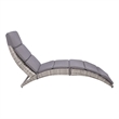 vidaXL Standard Sun Lounger in Gray & Dark Gray