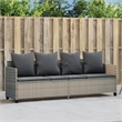 vidaXL Sun Lounger in Light Gray