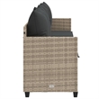 vidaXL Sun Lounger in Light Gray