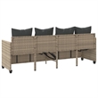 vidaXL Sun Lounger in Light Gray