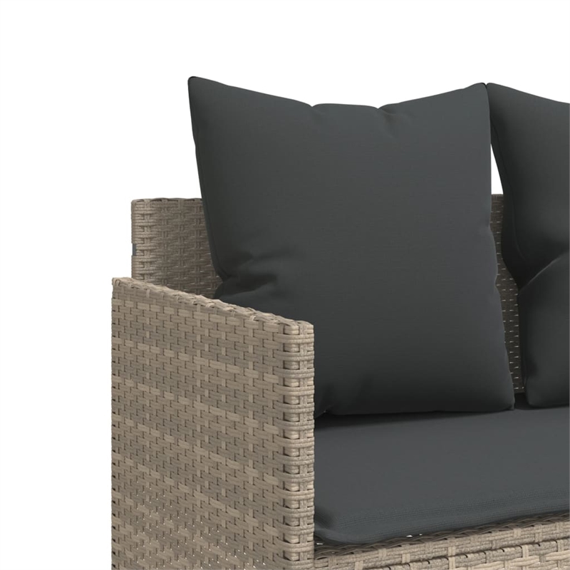 vidaXL Sun Lounger in Light Gray