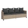 vidaXL Sun Lounger in Light Gray