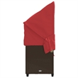 vidaXL Sun Lounger in Brown and Red