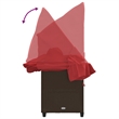 vidaXL Sun Lounger in Brown and Red