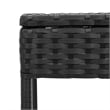 vidaXL Sun Lounger in Black and Blue