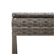 vidaXL PE Rattan Large Sun Lounger Set (2 pcs) w/ Armrests in Gray