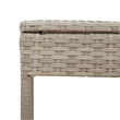 vidaXL Poly Rattan Large Sun Lounger Set (2 pcs) in Light Gray