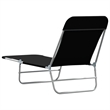 vidaXL Sunlounger Set of 2 Standard in Black