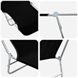 vidaXL Sunlounger Set of 2 Standard in Black