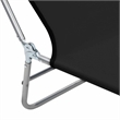 vidaXL Sunlounger Set of 2 Standard in Black
