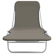 vidaXL Powder-Coated Steel Sunlounger Set of 2 Standard in Gray