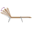 vidaXL Powder-Coated Steel Sunlounger Set of 2 Standard in Taupe