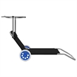 vidaXL Standard Sun Lounger in Black