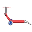 vidaXL Standard Sun Lounger in Red
