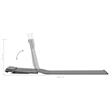 vidaXL Polyester & Steel Beach Chair in Gray (Set of 2)