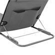 vidaXL Polyester & Steel Beach Chair in Gray (Set of 2)