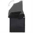 vidaXL PE Rattan Sun Lounger Outdoor Sofa Rectangular in Black