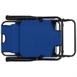 vidaXL Steel Sunlounger Set of 2 in Blue