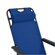 vidaXL Steel Sunlounger Set of 2 in Blue