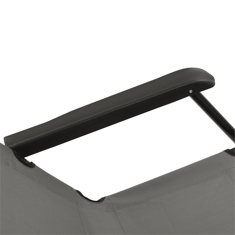 vidaXL Sunlounger Set of 2 in Gray
