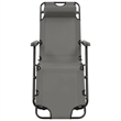 vidaXL Sunlounger Set of 2 in Gray
