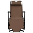 vidaXL Sunlounger Set of 2 in Brown