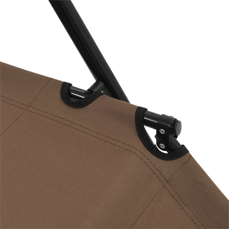 vidaXL Sunlounger Set of 2 in Brown