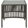 vidaXL PE Rattan & Steel Sunlounger Set of 2 in Gray