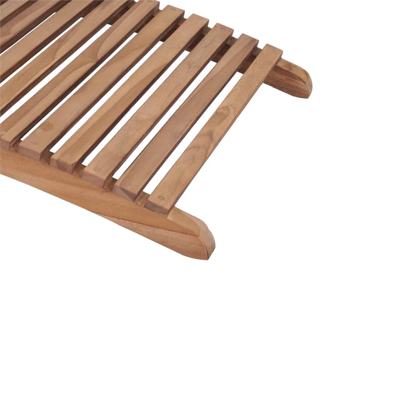 vidaXL Sunlounger in Warm Brown
