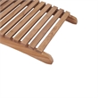 vidaXL Sunlounger in Warm Brown